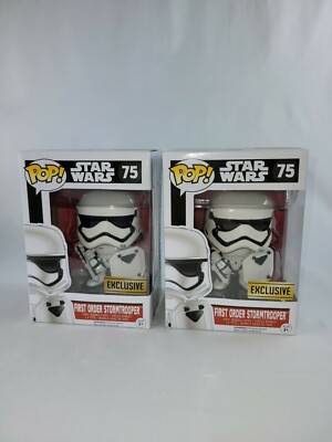 Funko Pop! Star Wars 2 First Order Stormtroopers Riot Gear #75