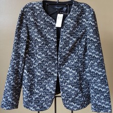 Grace The Perfect Fit Black Multi Jacket Size M *brand New*