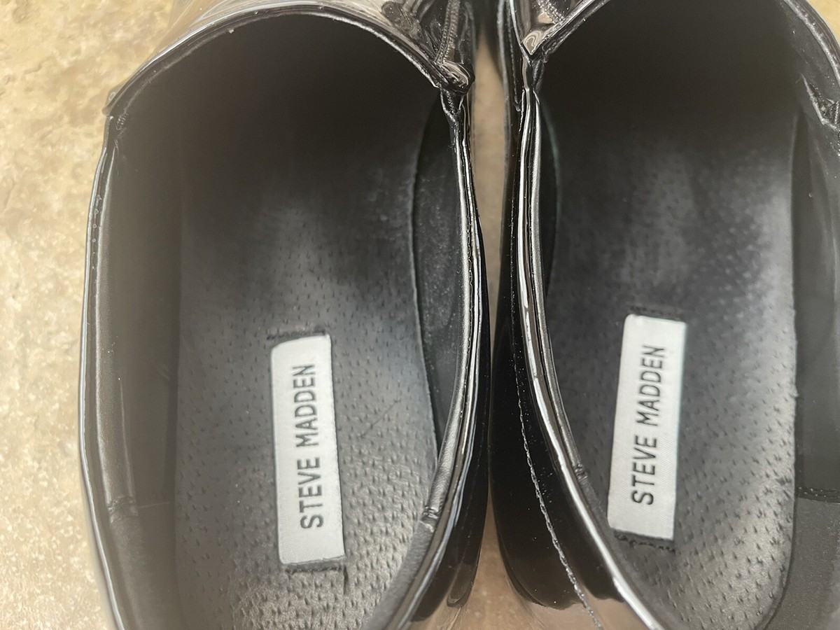 Steve Madden Mens Hikick Slip On Formal Loafer Shoes, Black  display picture 2