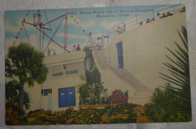 Vintage Postcard - Marine Studios with Its Nautical Atmosphere