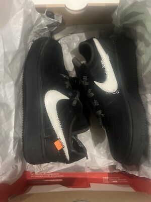 Nike Black Air Force 1 Off White Size 7 *Send Offers*