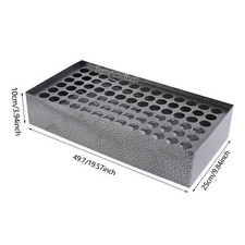 Tattoo Ink Bottle Holder 78 Holes Metal Vertical Display Stand Organizer Rack