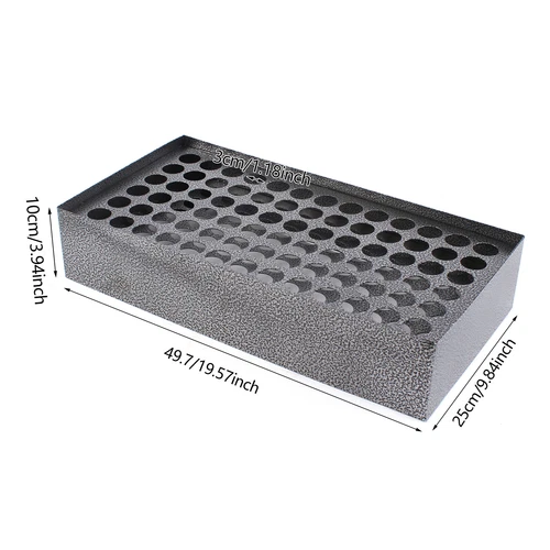 78-Holes Tattoo Ink Rack Wall Mounted Ink Bottle Display Holder Stand Organizer image 6