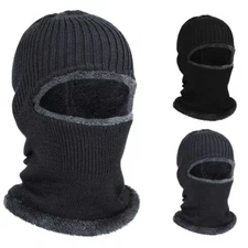 Windproof Fleece Neck Winter Warm Balaclava Ski Full Face Mask for Cold Weather