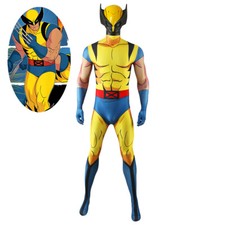 Wolverine Cosplay Bodysuit X-Men 97 Costume Adult kids