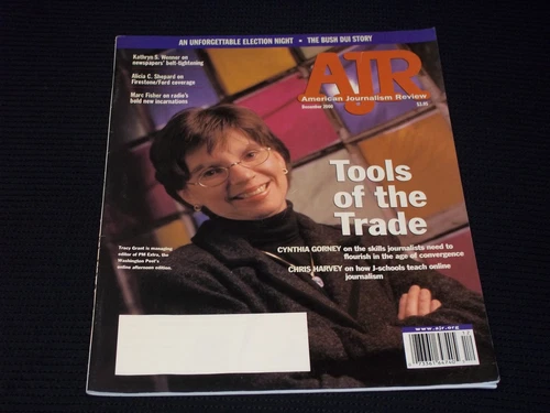 2000 DECEMBER AMERICAN JOURNALISM REVIEW MAGAZINE - TRACY GRANT COVER - H 3216