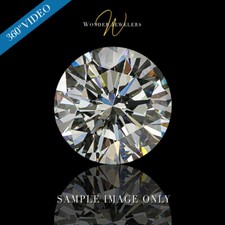 1.08 Carat Round Cut Loose Diamond GIA Certified N/VVS2 + Free Ring (7383669060) 3332.41 per carat