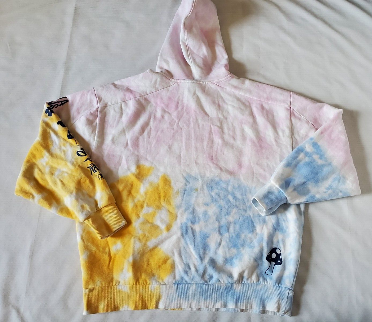 VANS Off The Wall Graphic Hoodie Men's Small Tie Dye