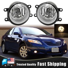Pair Fog Light Lamp Left+Right Side For Toyota Camry RAV4 Corolla Yaris Lexus