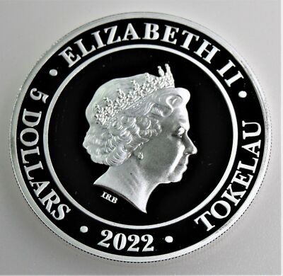 2022 Goddess Europa Sexy Woman & Bull 1 oz .999 Tokelau