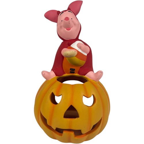 Rare Disney Direct Winnie the Pooh Halloween Piglet Eeyore Tigger Tea Lite Set - Picture 10 of 18