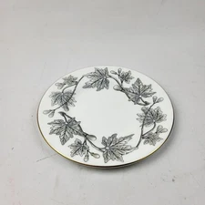 Vintage Wedgwood Bone China Dessert Side Snack Plate 6" Fig And Fig Leaf Design