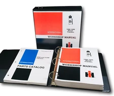 International Farmall 1256 Diesel Tractor Service Repair Manual Parts Catalog