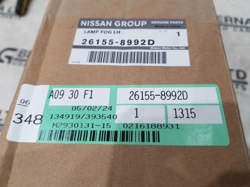 GENUINE NISSAN ALTIMA MK6 2019-2022 FRONT LEFT SIDE FOG LAMP LIGHT 26155-8992D - Picture 7 of 8