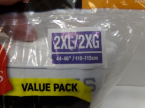 Hanes Tagless Briefs Mens White Size 2XL Comfort Flex Waistband - 6 Pack - Picture 2 of 6