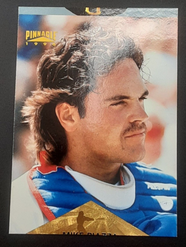 Mike Piazza 1996 Score Pinnacle Baseball #4 Miscut - Photo 1/6