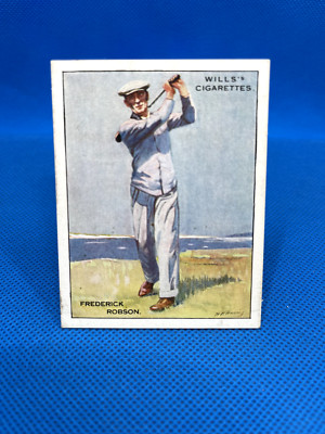 1930 WD & HO Wills Cigarettes FAMOUS GOLFERS - Frederick Robson - VG/EX!