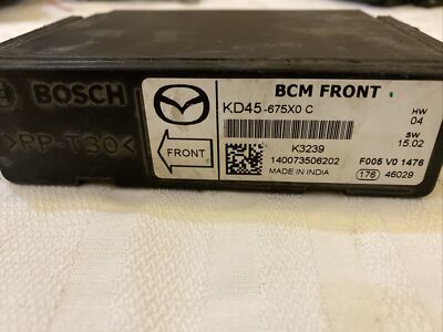 OEM Mazda 3 2014-2016 2.0L Chassis Control Module BCM KD45675X0C