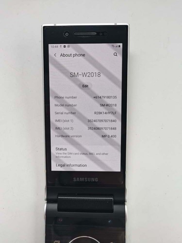 Samsung SM-W2018 Plantinum 6+256GB Dual 12MP NFC 4.2" 4G Android Flip Smartphone - 第 10/12 張圖片