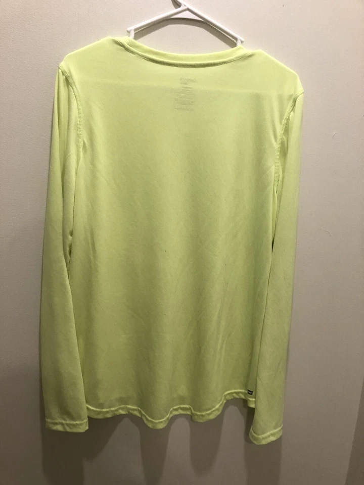 Camisa atlética Danskin Now amarilla semi ajustada manga larga para mujer XL (16-18) Foto 2 de 3