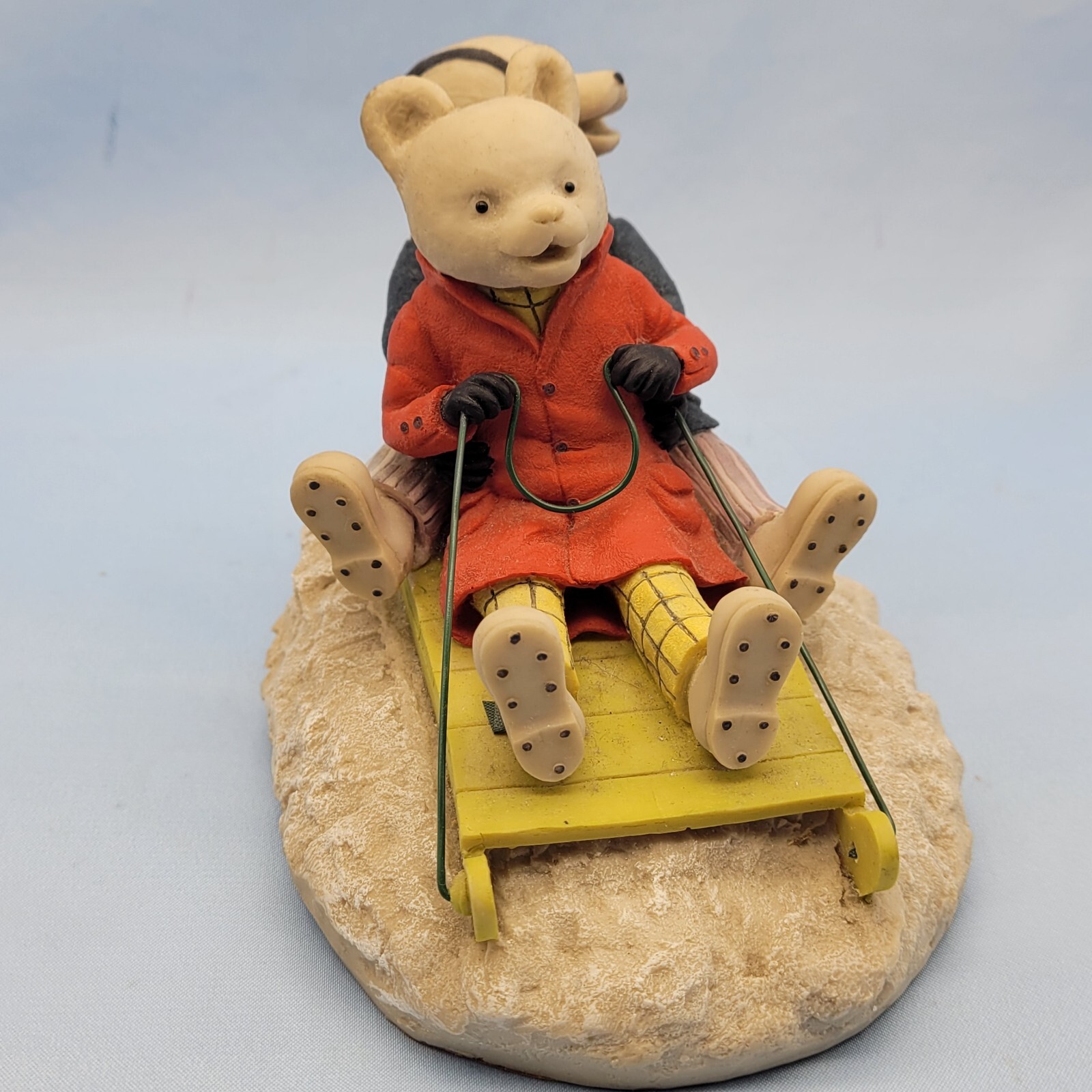 Arden Rupert Bear Collectable Sculpture Rupert and Bill Sledge R 060 AF