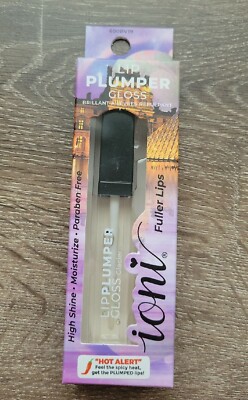 ioni Lip Plumper Gloss glacier, Bon Voyage Paris. High Shine Fuller Lips-NEW