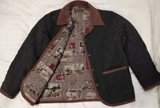 Vtg Pendleton Barn Jacket Chore Coat Reversible Wildfowl Dogs Retreiver Womens M