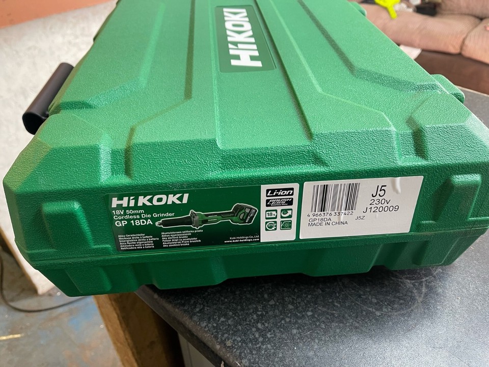 Hikoki GP18DAJ5Z 18V Cordless Die Grinder Body Only eBay