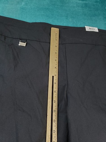 Alfani Pants Jeans Sz 20 W Womens Black Pull on Elastic Waist Stretch NWT - Picture 7 of 13