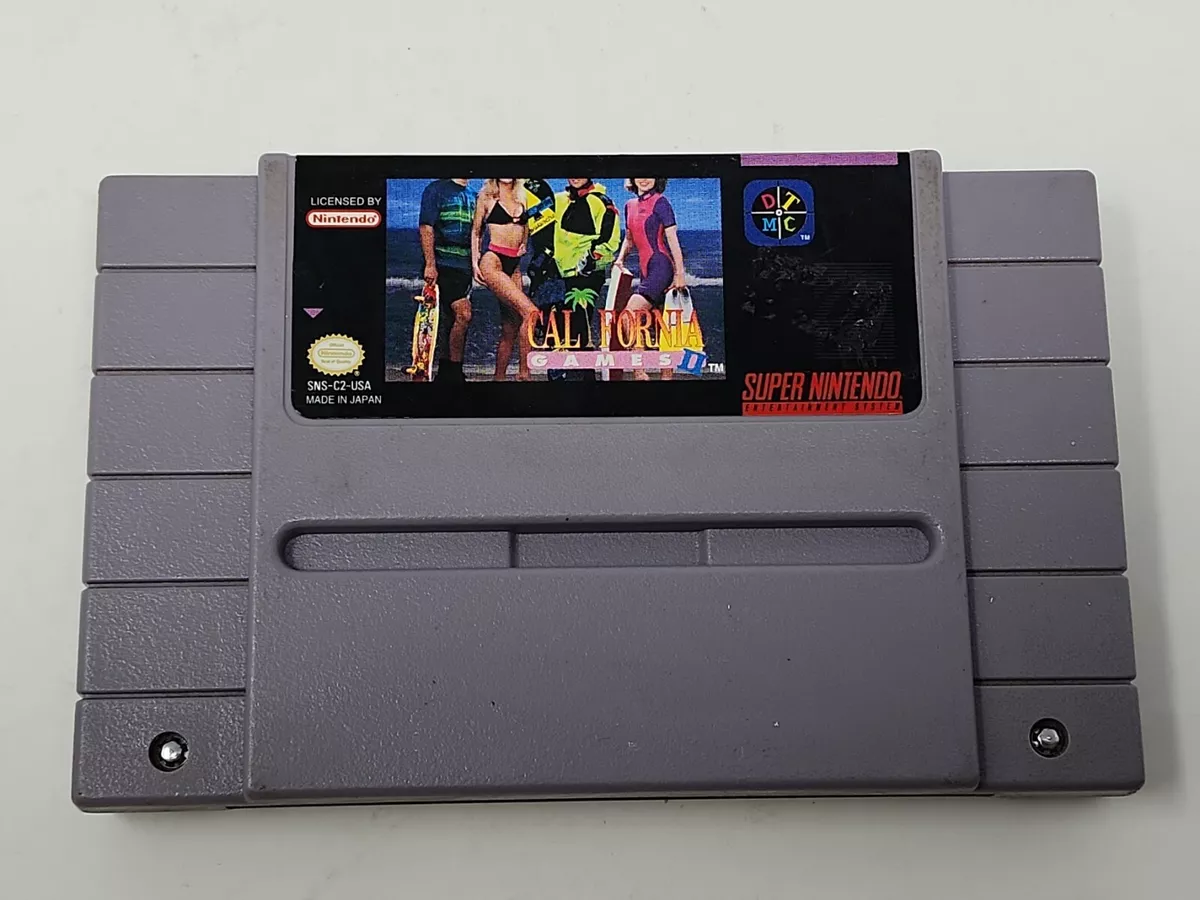 California Games 2 Super Nintendo Snes, Completo