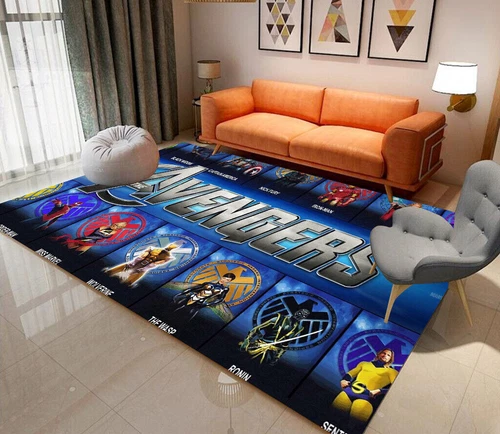 Alfombra 3D Marvel Avengers Spider Man Alfombra Puerta Alfombra Suelo Silla Alfombra-- - Imagen 29 de 47