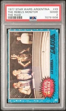 1977 Star Wars Argentina ( Stani ) The Rebels Monitor The Raid #49 PSA 2