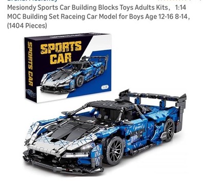 Sports Car Building Blocks Toys Adults Kits，1:14 MOC Building Set Raceing Car