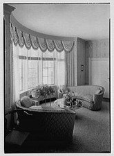 Photo:Red Bank New Jersey Mrs Nicholas Rutgers Living Room 1941 Bay Window