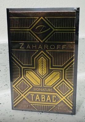 ZAHAROFF SIGNATURE TABAC 4OZ/120ML EAU DE PARFUM NEW IN BOX. USA SELLER