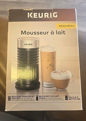 Keurig 6.7 fl oz 1 cup Milk Frother Compact Energy Saver Black Open Box 