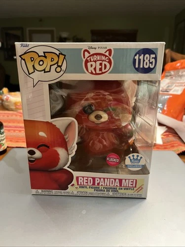 Funko POP! Disney Pixar Turning Red Red Panda Mei #1185 FS FLOCKED & VAULTED