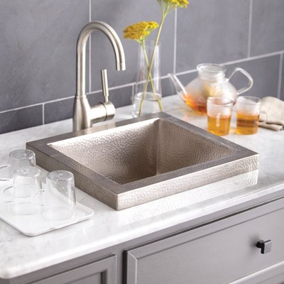 Native Trails CPS532 Manhattan Bar and Prep Sink Brushed Nickel