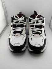 NIKE AIR MONARCH IV 4 EXTRA WIDE 4E WHITE/BLACK/RED CROSS TRAINER MEN SIZE 9.5W