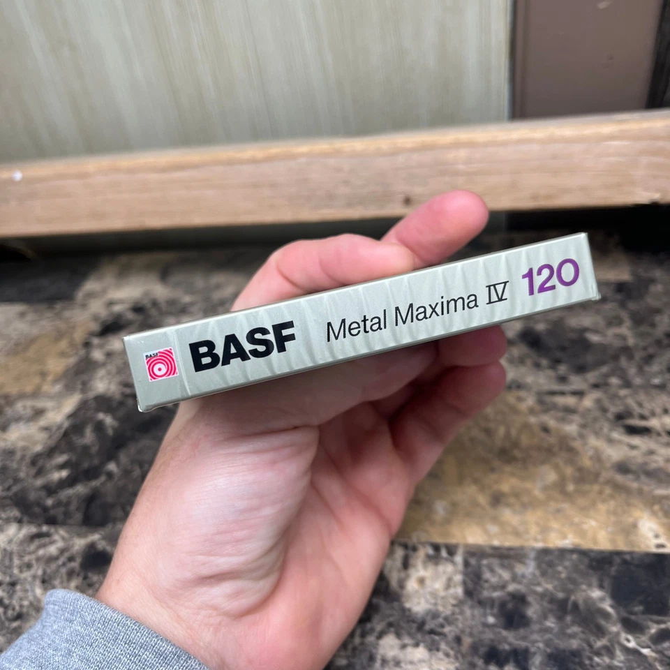 BASF Metal Maxima IV 120 HiFi Stereo Cassette Blank 2 x 60min NEW SEALED - Image 3 of 4