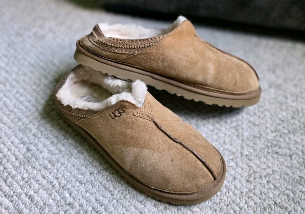 UGG Men's Neuman Tasman Slippers Chestnut Size 12