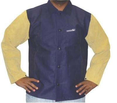 BEST WELDS 902-1201-2XL FRCOTTON Jacket Leather Navy Blue