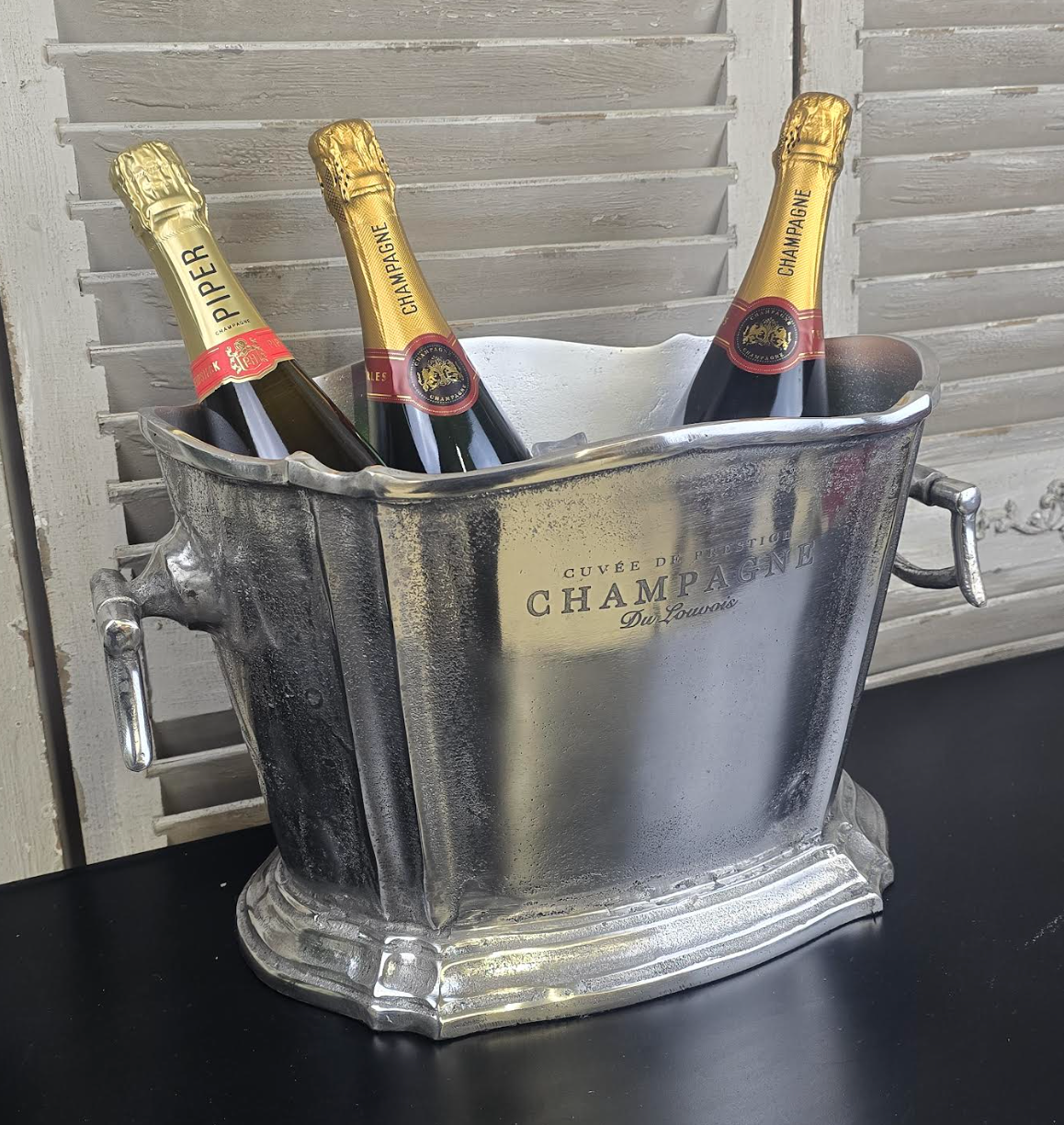 ChampagneBucketCoolerclassicalCastAluminiumWinecoolersicePartybowl