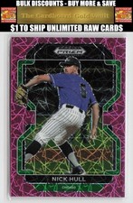 2022 Panini Prizm Draft Picks Nick Hull #PDP203 Neon Pink Velocity