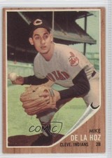 1962 Topps Mike de la Hoz (Green Tint) #123 0a1