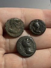 LOT OF 3 100-300 AE Units Roman Empire Provincial Greek Ancient Old Coins