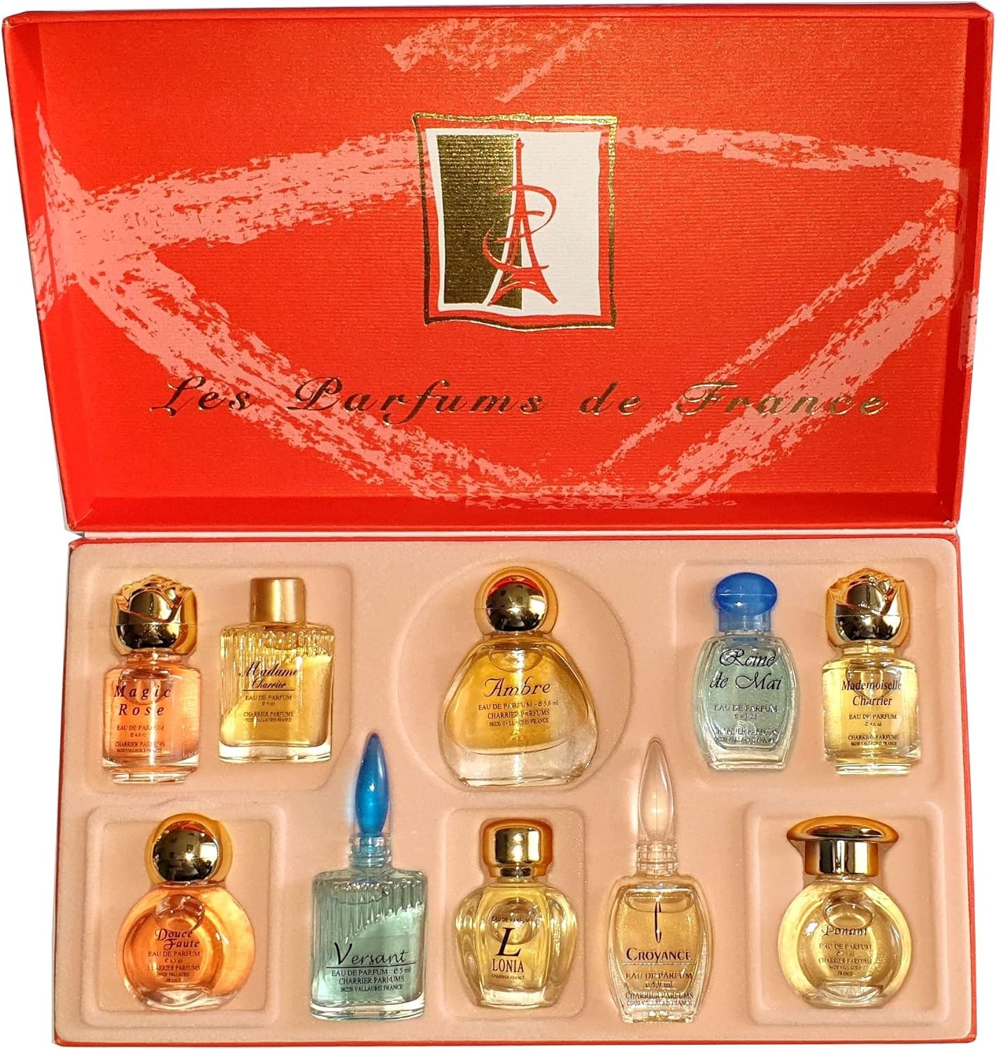 Charrier Parfums Les Parfums de France Luxe Coffret 10 Eau de Parfums