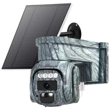 4G LTE Cellular Security Camera No WiFi Solar Outdoor Night Vision With SIM Card