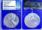2020 W American Silver Eagle Burnished $1 NGC MS70 First Day of Issue