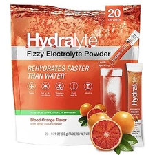 Hydralyte Electrolyte Powder Packets Sparkling Blood Orang